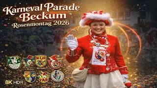 Rosenmontag Carnival 2026 in Beckum 🇩🇪 | Germany&rsquo;s Craziest Parade in 8K! 🎭🔥