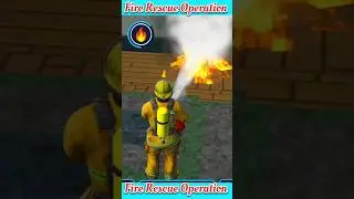Bravest Firefighter Saves Lives 🔥 | Real Rescue Operation Gameplay #shorts #shortsfeed #games #viral