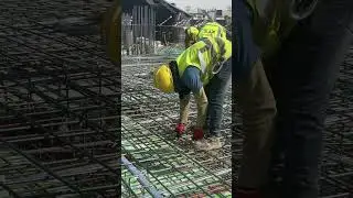#Rc slab top reinforcement work in #PT slab