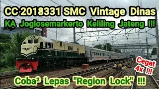 Lokomotif Livery Vintage Dinas KA Joglosemarkerto Keliling Jawa Tengah !!!