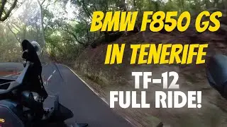 Tenerife route TF 12 on a BMW F850GS - FULL RIDE