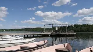 Cleveron's drone delivery service at Viljandi beach, Estonia