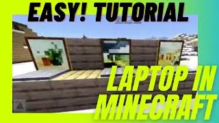 Laptop in Minecraft! Easy and fast! #shorts
