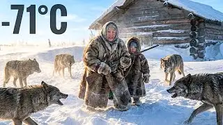 Blizzard at –71°C: 88-Year-Old Widow Protects Her Grandchild from a Wolf Pack