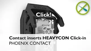 Install heavy-duty connectors continuously without tools - HEAVYCON Click-in