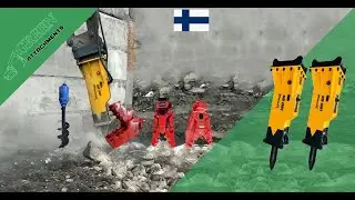 Green Attachments short presentation 2023. Hydraulic attachments excavators breakers selector grabs