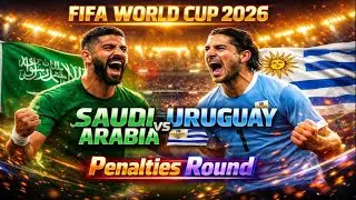 🤯 Unbelievable Penalty Shootout | Saudi Arabia vs Uruguay | FIFA WC 2026 | Predictions