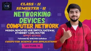 Networking Devices Explained: Hub, Switch, Router, Repeater, Gateway & NIC (Bengali)