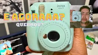 Instax mini 9, travou? Como concertar? A luz fica piscando sem parar… 2023
