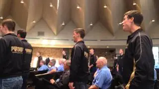 Purdue Glee Club Rehearsing