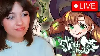 Into the town we go!  | Little Witch In The Woods  [🔴LIVE]