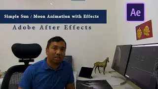 Animating Sun in After Effects | Animating Moon in After Effects | Sun Animation | After Effects