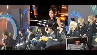 Idol(Ateez,Lucy,8Turn,Billie) reaction Kiss Of Life Standing next to you HMA 2024