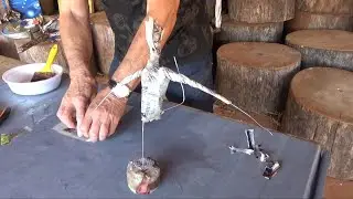 1ª parte Aprendendo Fazer uma Escultura de Bailarina - 29/10/19