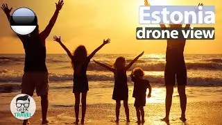Estonia by drone (Narva-J&otilde;esuu beach, What makes a Good Man?)