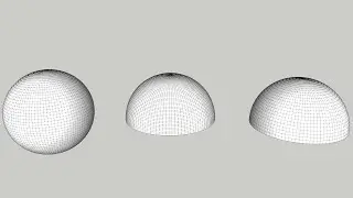 Create Spheres, Hemispheres and Domes in Sketchup fast