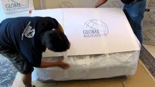 International Moving - Packing techniques - Sofa