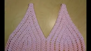 Crochet vestido  parte 1 de 2