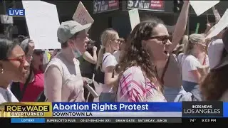 Abortion rights protest carry over into Saturday, with more expected Sunday