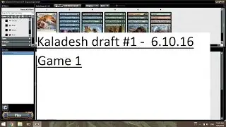 Kaldesh draft #1 - 6/10/16 - Round 1