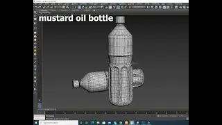 mustard oil bottle modeling tutorial