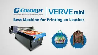 UV Flatbed Leather Printing Machine | ColorJet Verve Mini