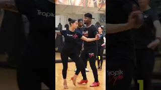 Salsa on2 Turn Pattern De&rsquo;Jon Polanski & Clo Ferreira Tropik Vybe Dallas, Texas #salsa #dance #class