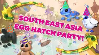 💖 OUR FIRST EGGS!🌴 South East Asia Egg Hatch Party!! 🐉 Adopt Me! on Roblox