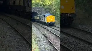 Class 37 hauled Shakespeare Express | Fire Risk | 17th Aug 2025 #train #railway #tractor