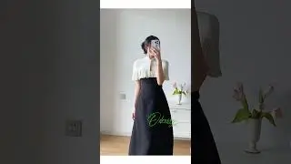 White and Black Two Piece Set Dress | White and Black Cocktail Dress Try On Haul