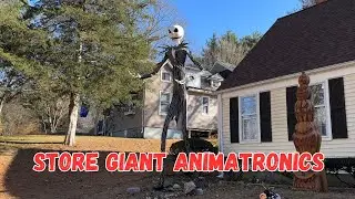 How to Store Giant Halloween Animatronics with Decor Storage Bag by Home Accents Holiday