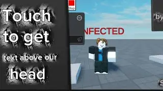 Making Touch A Part to get text above our head script Studio lite. by XeterBlox #studiolite #Roblox 