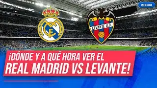 REAL MADRID vs LEVANTE | VER EN VIVO partido por jornada 20 de #LaLiga