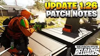 MODERN WARFARE: Update 1.26 PATCH NOTES! NEW SEASON 5 RELOADED, NEW FiNN LMG | THERMAL NERF & MORE!