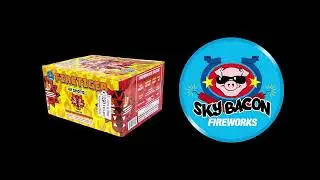 MX109 Firetiger - 42 Shots Tiger Themed 350 Gram Cake - Sky Bacon Fireworks 2025