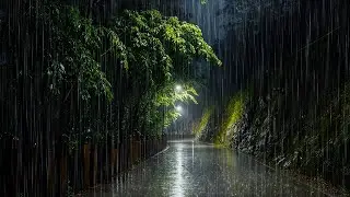 Relax Your Mind with Soothing Rain on Walking Path | ASMR Rain to Better Sleep