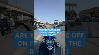 You're Taking Off in First Gear on a Motorcycle ALL WRONG! 🙅🏻&zwj;♂️ #shorts #motorcycle #biker