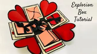 How To Make Explosion Box | Explosion Box Tutorial For Beginners | Explosion Box For Birthday