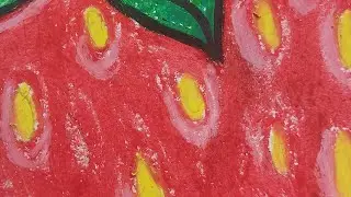Easy Strawberry Drawing for Kids | Simple Colouring Art 🍓🎨
