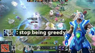 TOO MUCH ROAMING! ZEUS LOSING MID CAME BACK with SHARD FARMING STRATEGY | LOW MEDAL DOTA 2