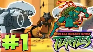 Teenage Mutant Ninja Turtles 2003 - Walkthrough Part 1 - Things Change (Michelangelo)