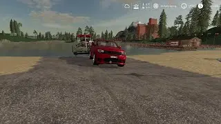 FS19  Pontoon boat mod review