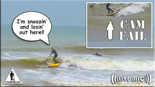 Babbling on the SUP Again: Snoozin' and Losin' (LIVE MIC SUP SURFING) | Sweep Talk 244