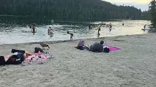White pine beach. Very nice small beach,