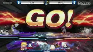 Cville Smash 3/7/17 - I9NDIGO (Peach) Vs.Beans  Captain Falcon) - Winners Semis - Smash 4