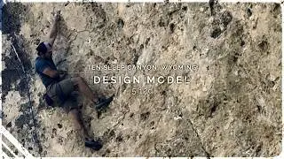 Design Model 5.12d : the least Ten Sleep-esque sport climb in Ten Sleep Canyon, WY