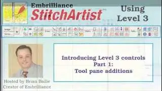 StitchArtist Level 3 Controls - Part 1
