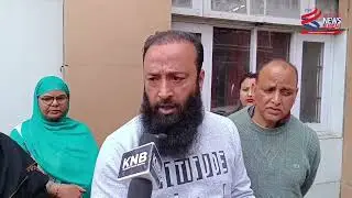 Parents Stages protest against St. Paul's International School in Sonwar, Srinagar