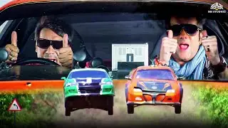 High Speed Comedy Race 🚗💨 दो दोस्त,कारें और धमाल मस्ती😂 | Crazy Car Race Scene 😂🏎️