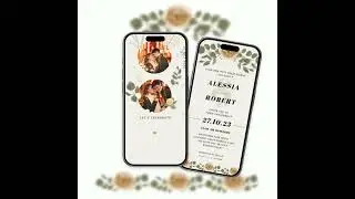 Wedding Invitation Video | Invitation | Vinvite - 1223 #invitationcard #digitalinvitation